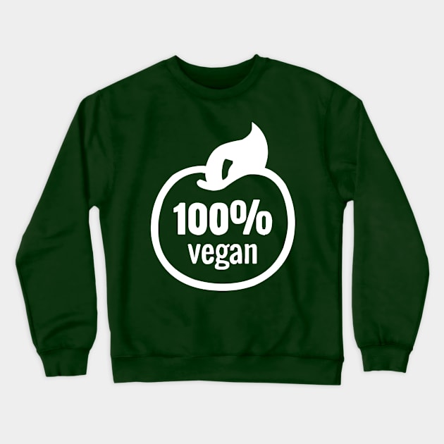 Go Vegan °2 Crewneck Sweatshirt by PolygoneMaste